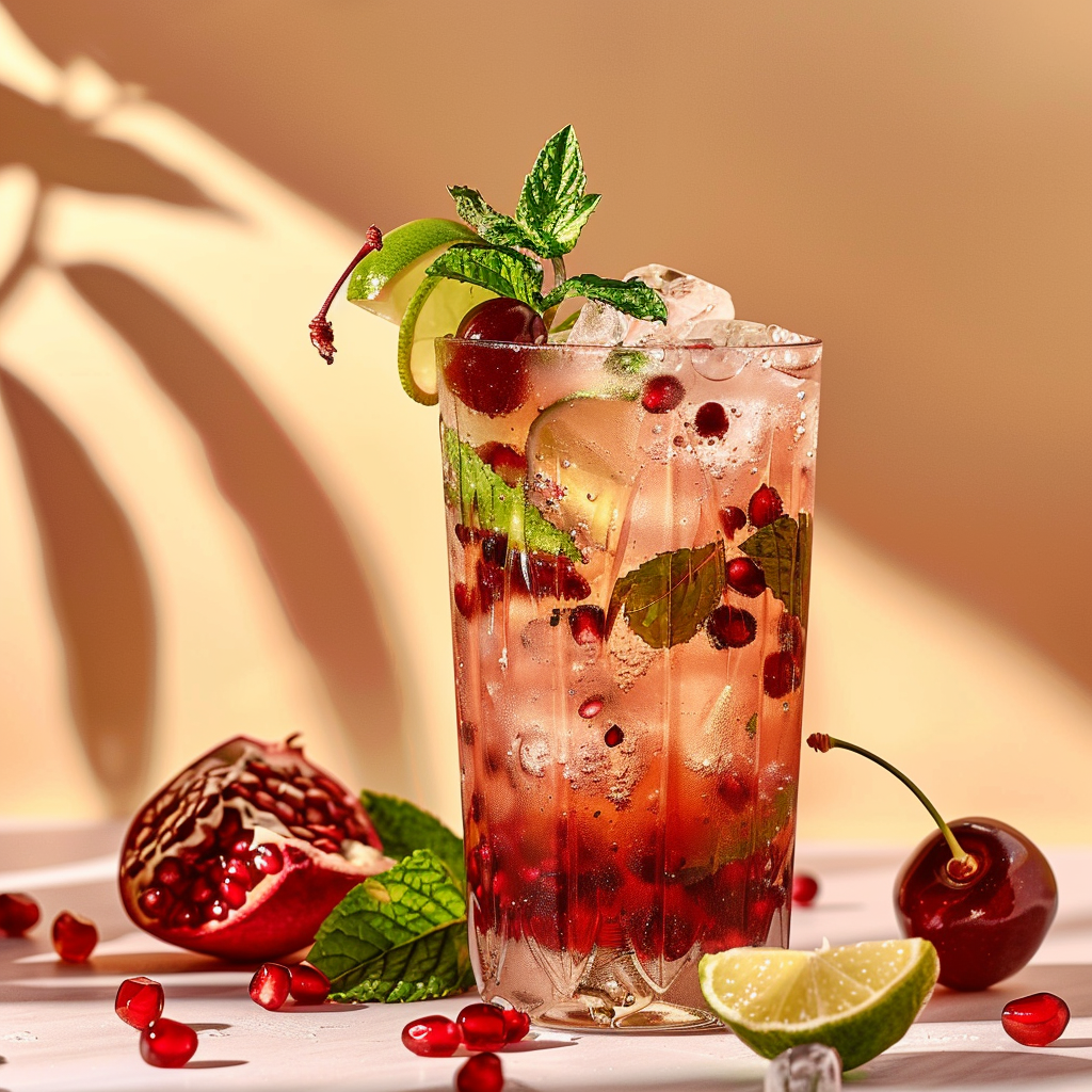 mojito pomegranate and cherry 3